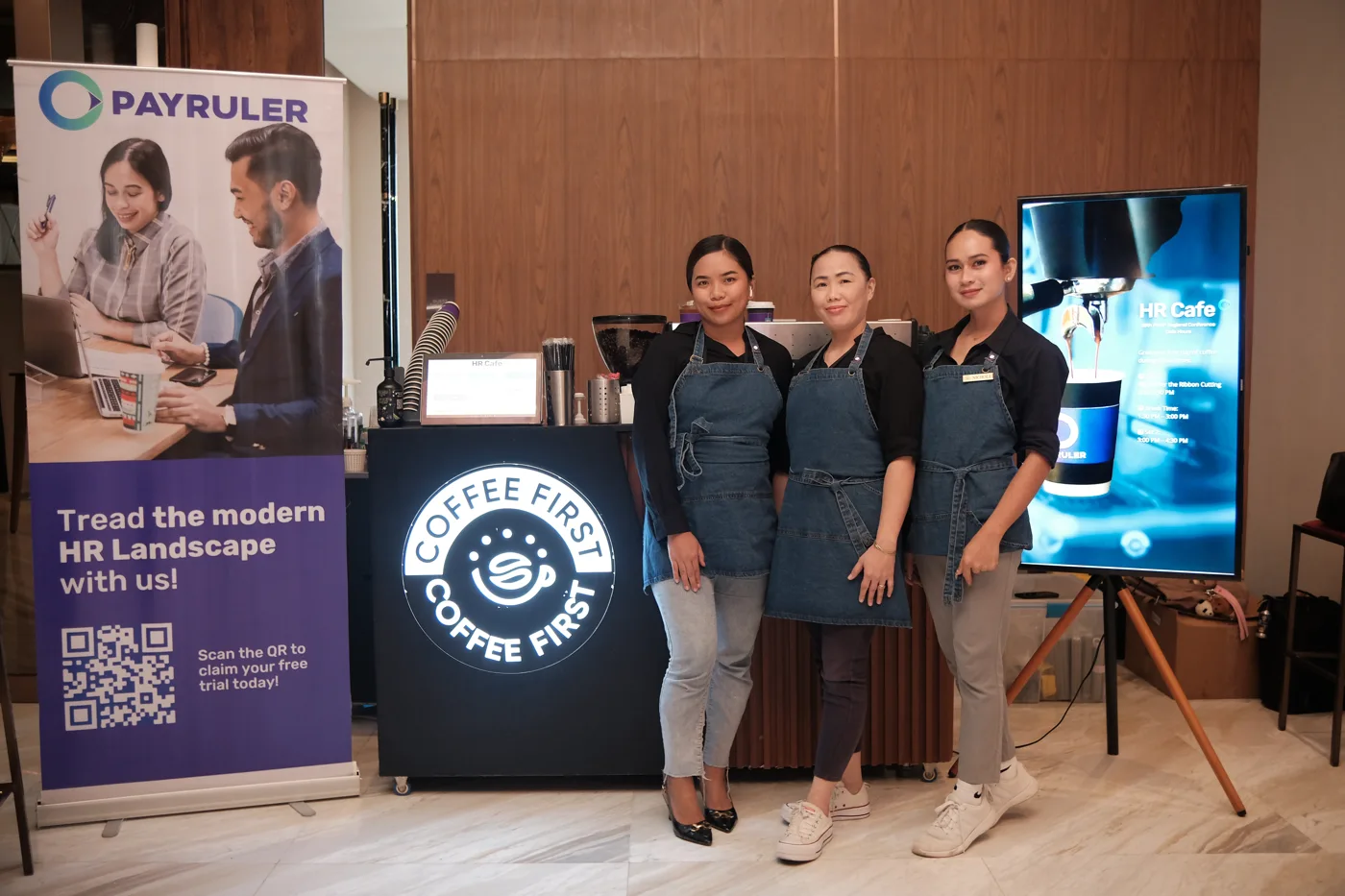 Coffee First team and event coffee cart